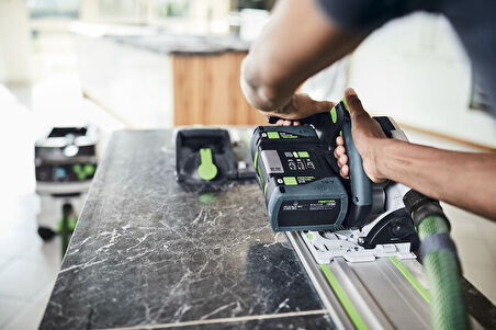 Festool Tsc 55 Şarjlı + Klavuzlu Akulu Sunta Kesme Makinası 577391