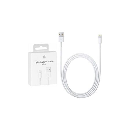 Iphone 2m Usb to Lightning Tüm Modellerine Uygun Şarj Aleti  Kablosu