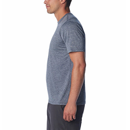 Columbia Hike™ Crew Short Sleeve Shirt Erkek Lacivert Tişört AO1419-465
