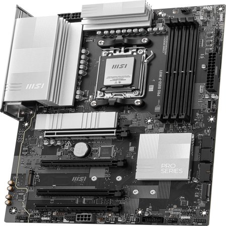 MSI PRO B850-P WIFI AM5 DDR5 8200MHZOC HDMI 3x M.2 USB 10Gbs 5G LAN WI-FI 7 ATX