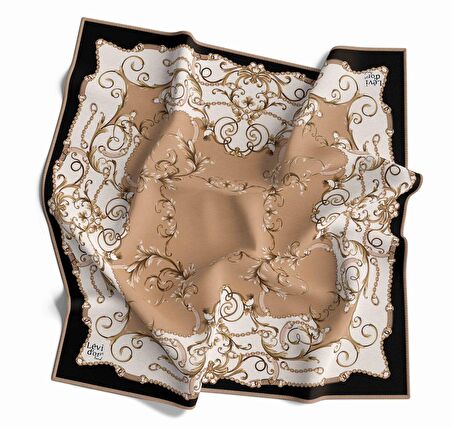 Alcanavm Levidor Twil Sarmal Desenli Eşarp