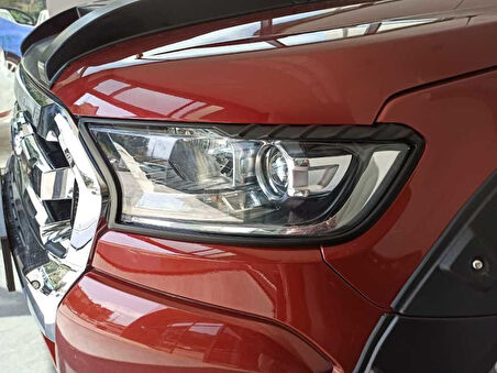 Ford Ranger 2015-2020 Far Çerçevesi Kaplama Siyah