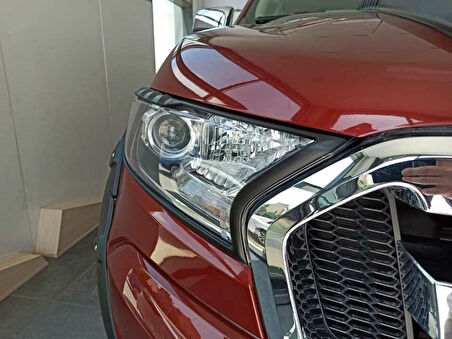 Ford Ranger 2015-2020 Far Çerçevesi Kaplama Siyah