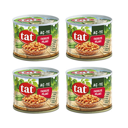 Tat Fasulye Pilaki 200 gr x 4 Adet