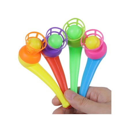 50 Adet Oyuncak Saksafon Popit Pipet Top Üfleme Oyunu  Hediyelik Parti Eğlencesi