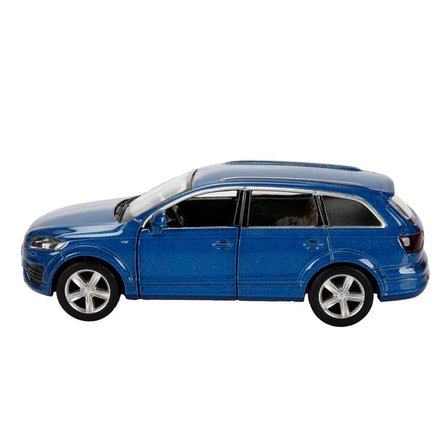 1:32 RMZ City Jeep Serisi Die Cast Çek Bırak Model Araba - Mavi Audi Q7 V12