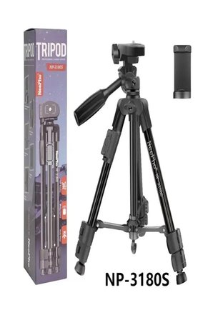 Np-3180s 129 Cm Tripod Bluetooth Kumandalı Profesyonel Telefon Kamera Tutucu Tripod