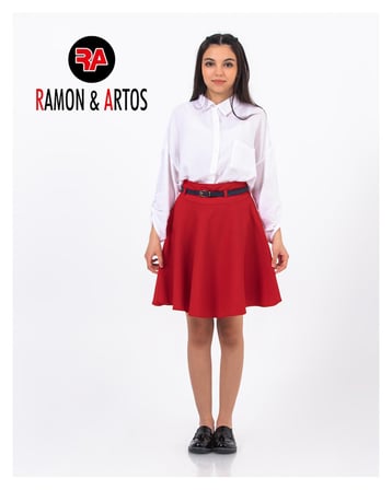 RAMON&ARTOS OKUL KLOŞ KIZ ÇOCUK ETEK