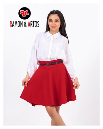 RAMON&ARTOS OKUL KLOŞ KIZ ÇOCUK ETEK