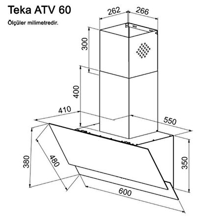 Teka Siyah Ankastre Set (ATV 60 Davlumbaz-TT 6315 Ocak-HAK 625 BK Fırın)