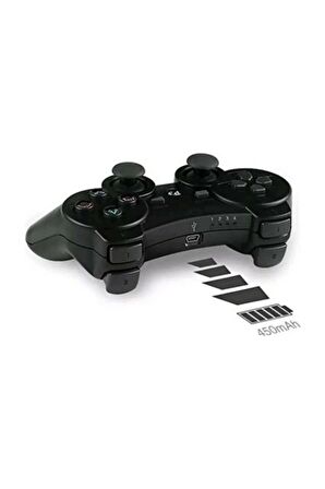 Anunnaki Kablosuz Siyah Doubleshock Titreşimli Pc ve PS3 Uyumlu Yeni Nesil Joystick Gamepad