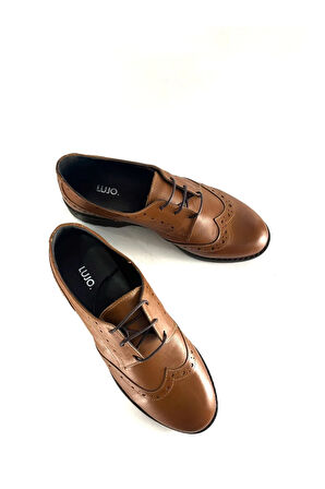 HAKİKİ DERİ KADIN LOAFER TABA DERİ
