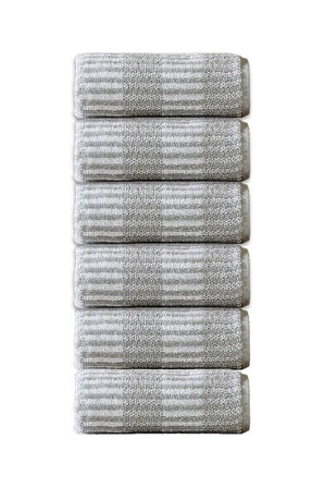 Özdilek Striscai 50x90 Cm El-Yüz Havlusu 6'lı Kahverengi