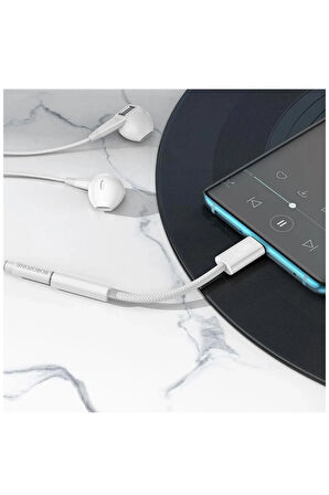 iPhone 15-15 PLUS-15 PRO- 15 PRO MAX Kulaklık Dönüştürücüsü Type-C Çevirici Aparat