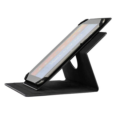 lenovo tab m9 clear case kılıf Standlı Kapaklı lenovo tab m9 9inç Uyumlu Siyah Renk clear case kılıf