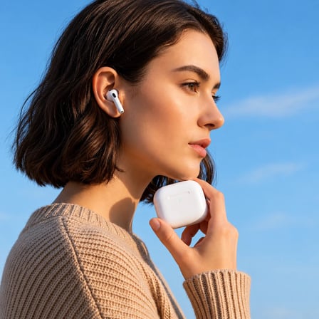 Kablosuz Şarj Kutulu mikrofonlu Kulaklık airpods Tipi Beyaz Bluetooth Kulaklık Kablosuz Kulak İçi Kulaklık(Hands-Free görüşme desteği+Stereo ses deneyimi)