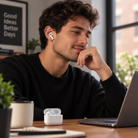 Kablosuz Şarj Kutulu mikrofonlu Kulaklık airpods Tipi Beyaz Bluetooth Kulaklık Kablosuz Kulak İçi Kulaklık(Hands-Free görüşme desteği+Stereo ses deneyimi)