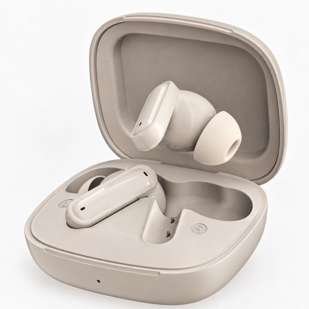 Gri Enc Mikrofonlu Bluetooth Kulaklık Şarj Kutulu Androıd & İos Uyumlu Kulak İçi Kulaklık(Handsfree telefon görüşmesi+Dokunmatik kontrol+Dahili mikrofon+ENC çevresel gürültü azaltma teknolojisi)