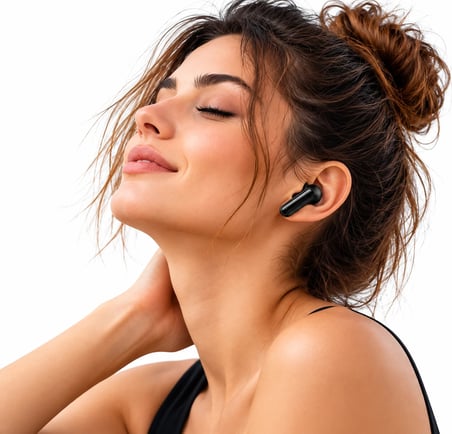 Siyah Enc Mikrofonlu Bluetooth Kulaklık Şarj Kutulu Androıd & İos Uyumlu Kablosuz Kulak İçi Kulaklık(Handsfree telefon görüşmesi+Dokunmatik kontrol+Dahili mikrofon+ENC  gürültü azaltma teknolojisi)