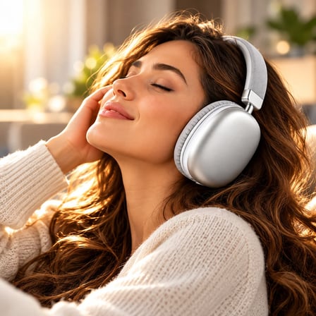 Gümüş Renk Kulak Üstü Kablosuz Kulaklık iPhone Uyumlu Mikrofonlu Hi-Fi Ses Güçlü Bass (Superior Bass + Hi-Fi Kaliteli Ses + Dahili mikrafon + Uzun süreli Kullanım + Yumuşak Kulak Petleri)