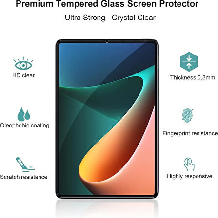 ekran koruyucu filmi camı Xiaomi Redmi Pad 4 Uyumlu Ekran camı koruması filmi Şeffaf-Çizilmez-Şeffaf