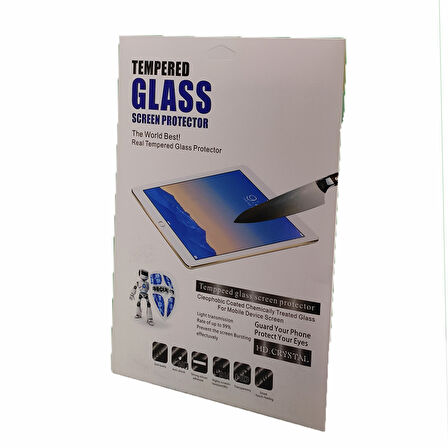 HD Kristal Şeffaf Ekran Koruma Camı (Samsung Galaxy T830 Tab S4 Uyumlu) Yüksek Dokunmatik Hassasiyet