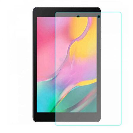Tab A 8 Şeffaf Ekran Koruma Camı  Samsung Galaxy Tab A 8 SM-T290 Uyumlu Ön Koruma Cam Ekran Koruyucu