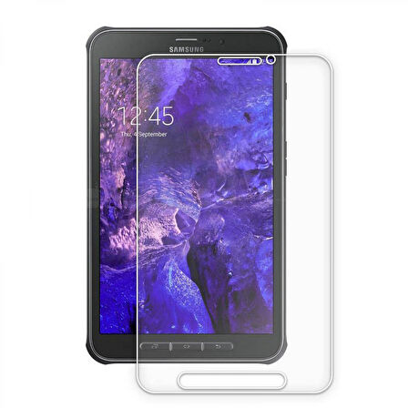 Parmak İzi Önleyici  Cam Koruma Filmi Samsung Galaxy T360 Tab Active Uyumlu Ön Koruma Ekran Koruyucu