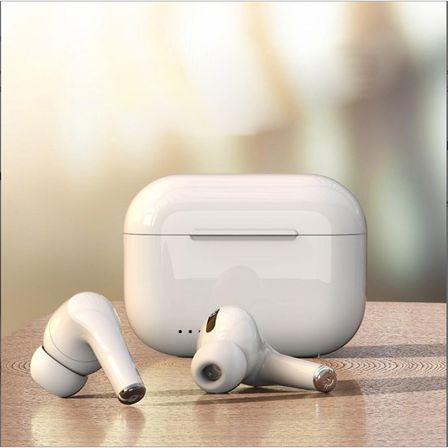 Beyaz Kablosuz Bluetooth 5.4 Kulaklık – Aktif Gürültü Önleme, Kulak Algılama (Android & iOS Uyumlu)