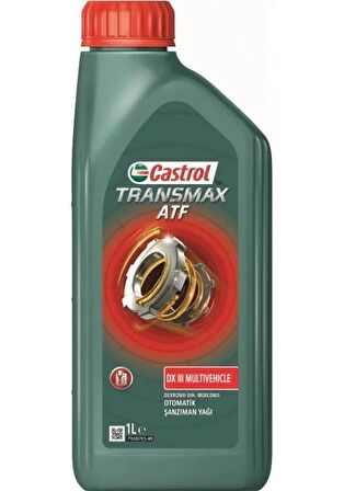 Castrol Transmax Atf Dex III MV 1 Litre Üretim Tarihi: 2024