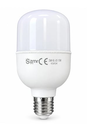 15 Watt | Led Ampül | 6500K Beyaz Işık | Güçlü Işık | Mini Torch | E27 Duy'lu |