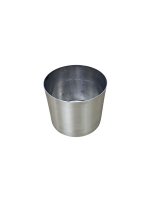 Galvaniz Saksı 15x15 Paslanmaz Metalik Çelik