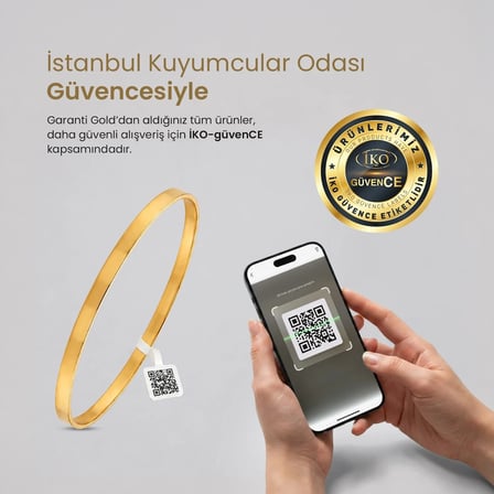GarantiGold Ajda Altın Bilezik 15 Gr