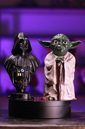 Yoda ve Darth Vader 2'li Set! Star Wars figürü