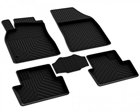 Renault Laguna 3 Ferrous 4D Havuzlu Kauçuk Paspas 2007 2015