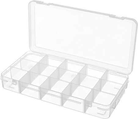 Hayal Sepeti 15 Bölmeli Kapaklı Organizer Kutu 230x150x32 mm