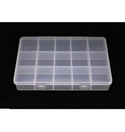 Hayal Sepeti 15 Bölmeli Kapaklı Organizer Kutu 230x150x32 mm