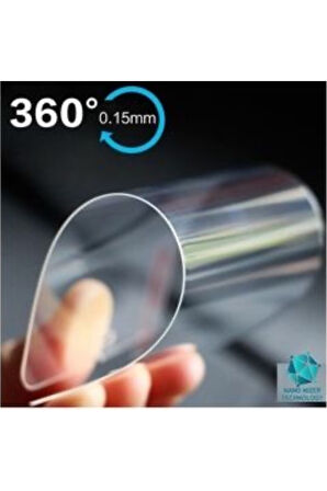 Iphone 15 Pro Ekran Koruyucu Esnek Nano Cam Kırılmaz Çatlamaz