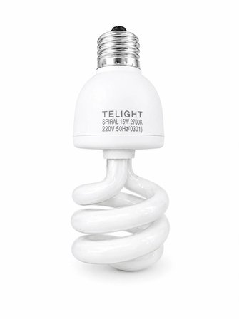 15 Watt | Tasarruflu Ampül | Sarı Işık | E27 Duy'lu