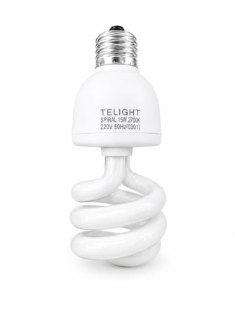 10 Adet | 15 Watt | Tasarruflu Ampül | Sarı Işık | E27 Duy'lu