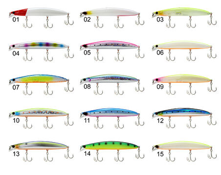 Captain 3434 Seaborn 125 mm Floating 21 gr Maket Balık 04