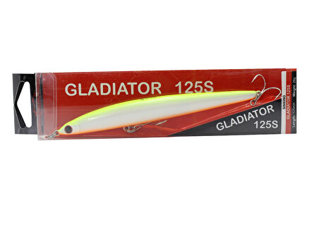Captain 3438 Gladiator 125 mm Sinking 28 gr Maket Balık 01