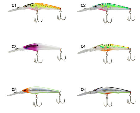 Captain 3444 Style Pike 90 mm Floating 14 gr Maket Balık 01