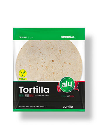 Tortilla (Meksika Usulü Lavaş) 390 gr. (25 cm * 6 adet/paket)
