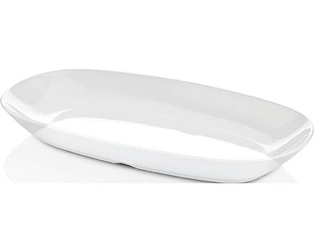 Melamin Oval Kayık Tabak 24 Cm (12 Adet)