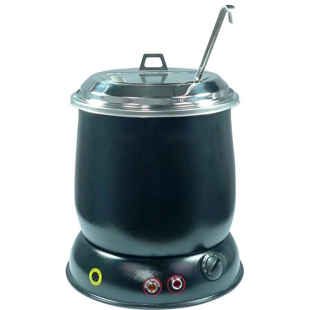 Üret Çelik 15 Litre Siyah Çorba Isıtıcısı CRB 4