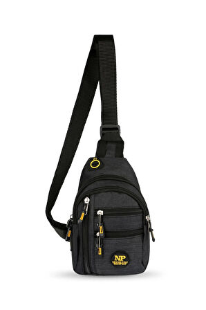 Unisex Su Geçirmez Kulaklık Usb Çıkışlı Çapraz Askılı Çanta Bel Omuz Ve Göğüs Çanta Günlük Bodybag