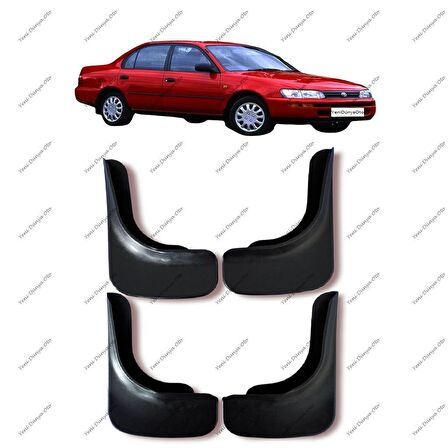 Toyota Corolla 1993-1998 4lü Paçalık Çamurluk Tozluk TYT0UX005