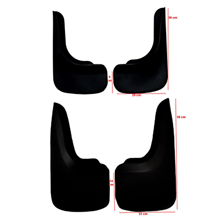 Renault Kangoo 4'lü Paçalık, Çamurluk, Tozluk REN0BX027