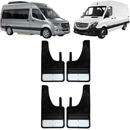 Mercedes Sprinter Minibüs/Panelvan Uyumlu 4'lü Paçalık Çamurluk Tozluk MRC0PX001